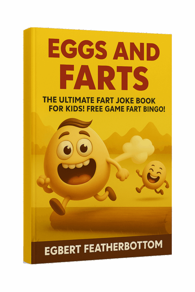 Eggs and Farts joke book - 3D cover