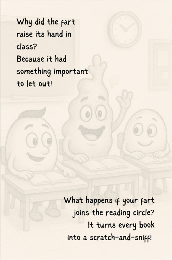 Book preview - classroom fart jokes