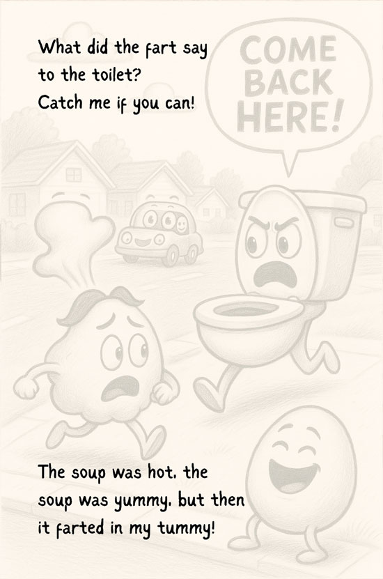 Book preview - toilet fart jokes